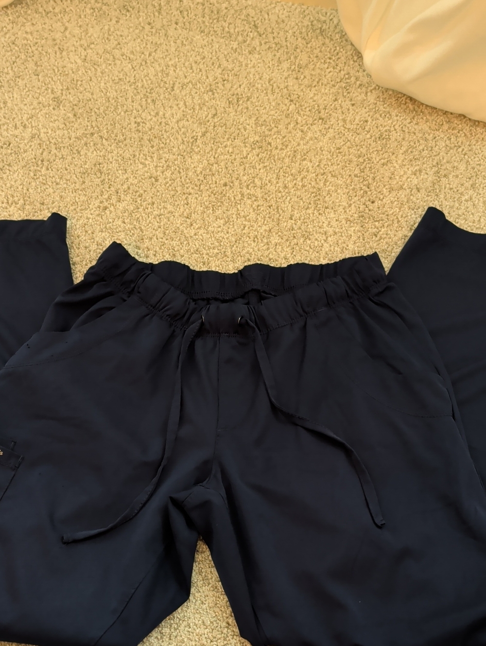 healing hands Navy Drawstring Women's Jogger Pants